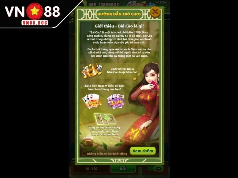 Quy tắc cơ bản khi tham gia chơi bài cào tại VN 88