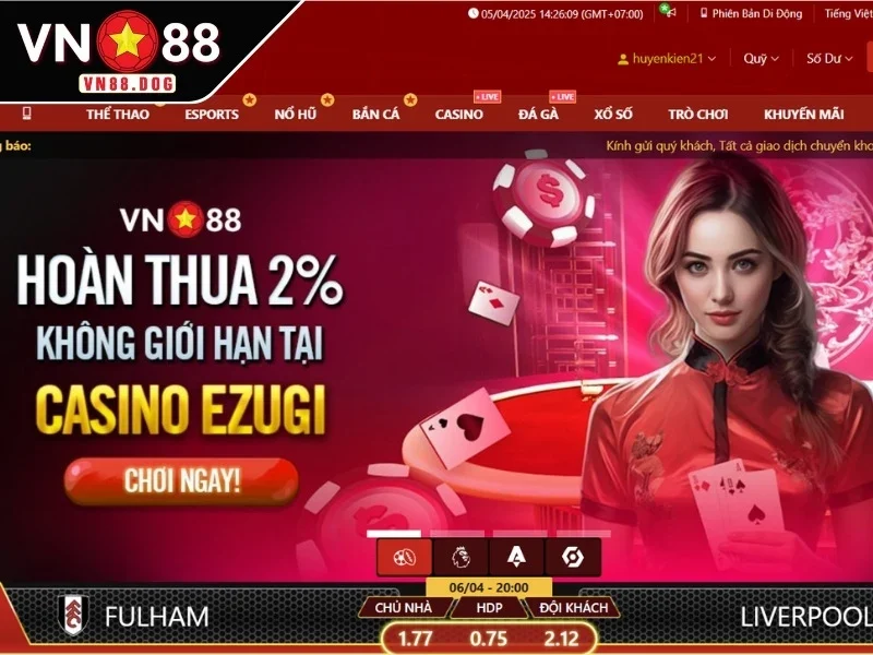 Đăng ký ngay tài khoản VN88 một cách đơn giản